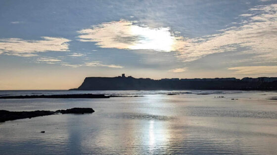Seaside view of Scarborough